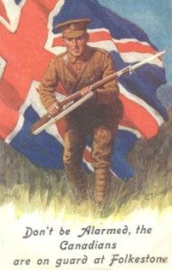 Dont be Alarmed the Canadians are on guard at Folkestone Large