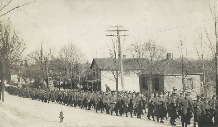 Route march, 18th Brigade possibley Battalion January, 1915