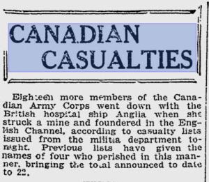 Toronto World, November 24, 1915