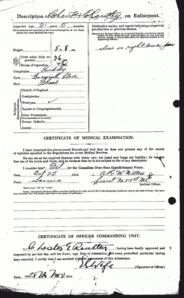 Routley, Chester Elmer 53610 attestation page 2