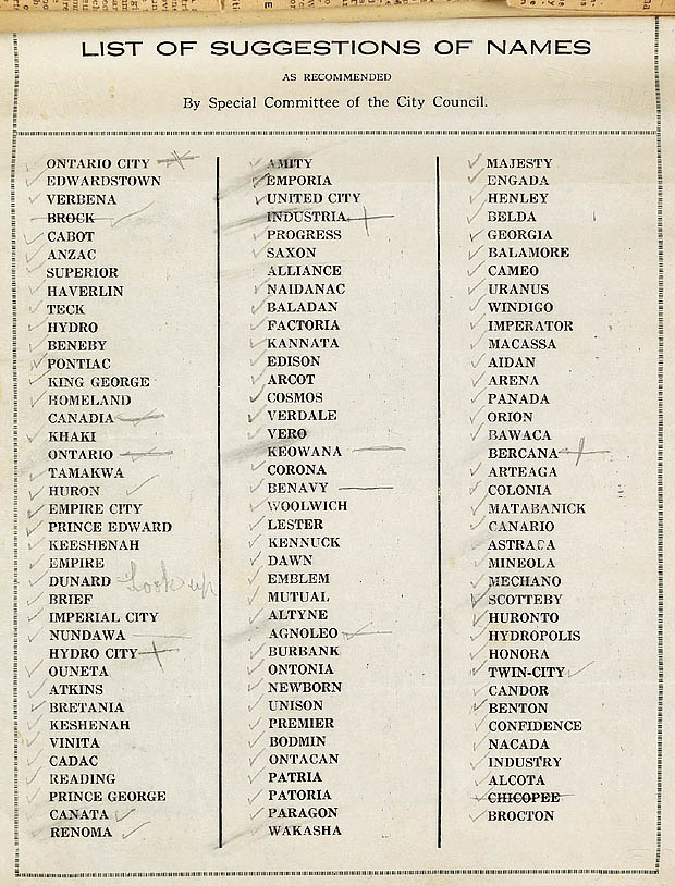 List of Suggested Names for the renaming of Berlin