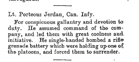 Source:  Supplement to the Edinburgh Gazette, July 1917, page 1429