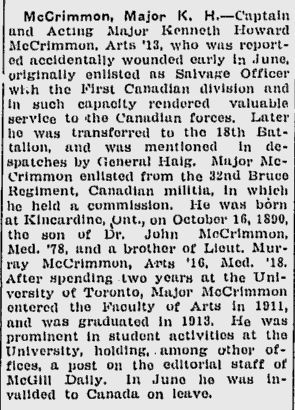 McGill Daily Oct 1 1917