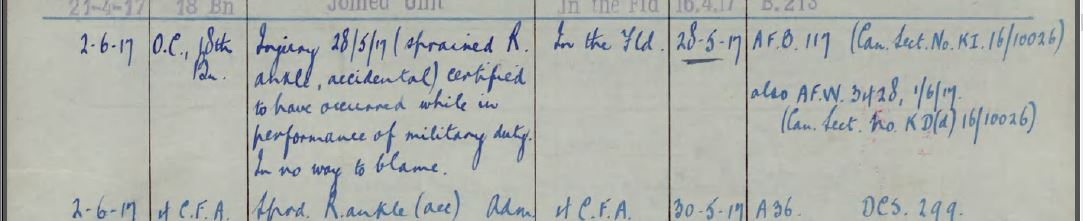 Baird Sprained Ankle 1