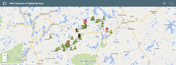 WW1 Veterans of Highland East