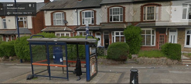 273 is the door to the right of the white door with the round window. 