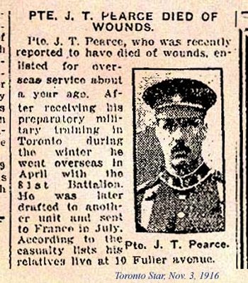 Pte. James Thomas Pearce Source: CVWM