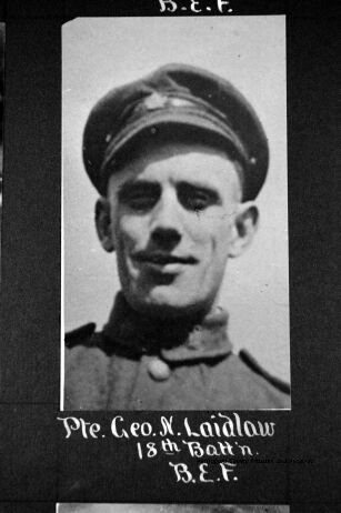 Private George N Laidlaw 18th