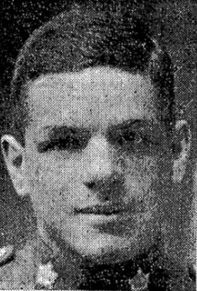 Private Herman Aitken in an undated photograph. C. 1915 - 17.