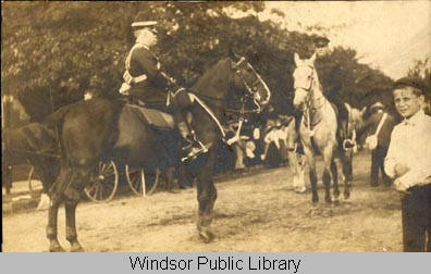 Lt. Col. Frederick H. Laing in an undated photograph. Could the young boy to the right of the photograph be his son, Alfred?