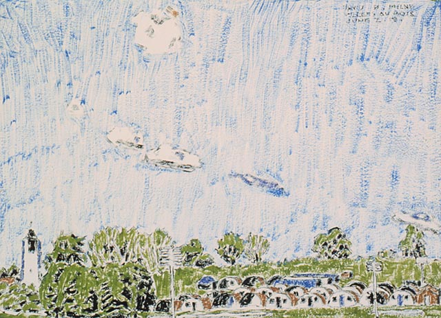 Canadian Rest Camp at Villers-au-Bois. David B. Milne. June 2, 1919.