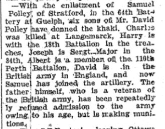 News Clipping re Polley