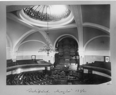 Dundas Street Centre Methodist Church, Interior View, London, Ontario