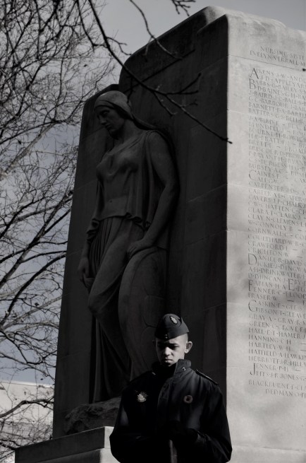 Black and White Queens Square