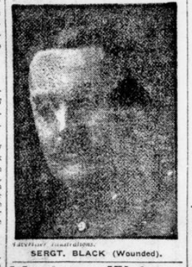Brothers in Law in Ranks of 18th Who Have Fallen Sergt Black London Advertiser December 3 1915 Page 1